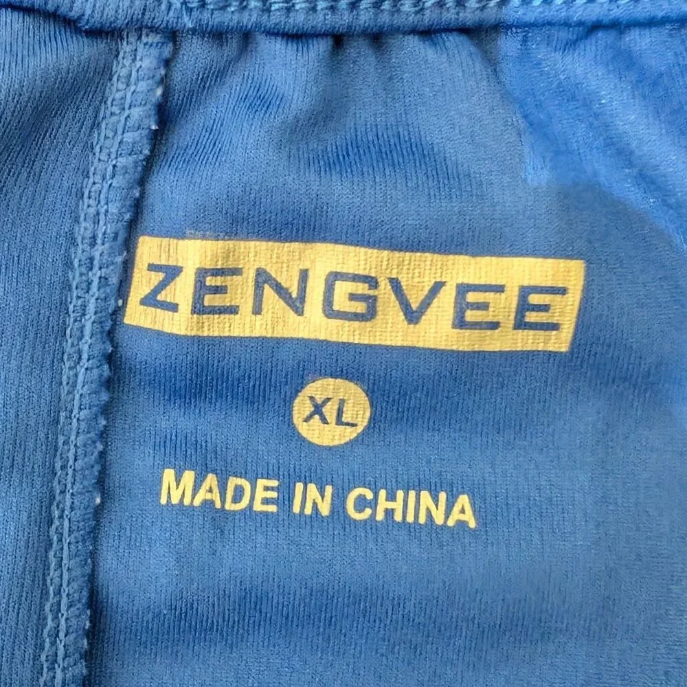 Zengvee Athletic Shorts BLUE Size XL